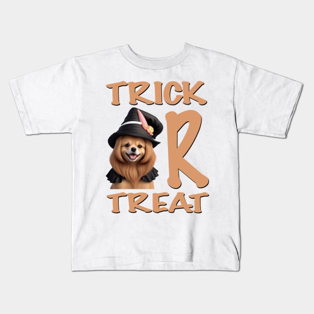 Trick Or Treat Kids T-Shirt by likbatonboot